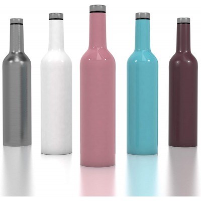 2020 Hot Sale 25oz Vacuum Insulated Wine Bottle /Outdoor Spirit & Wine Growler/Double Walled Travel Flask with a Screw Top Lid