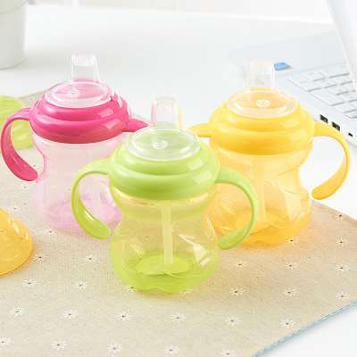 2020 Most Popular Product Spill proof sippy cup/Kids plastic reusable Toddler sucker Cup/Customized big sipper