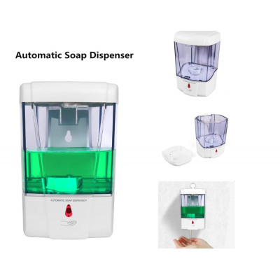 2020 Best Selling Automatic Soap Dispenser/Wall-Mounted Sensor Soap Dispenser/Battery Powered Senor Pump for Kitchen or Bathroom