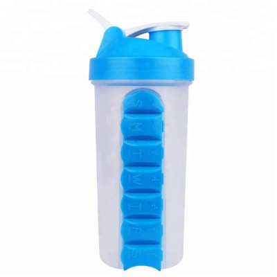 2020 Best Selling Combine Daily Pill Box Organizer with Water Bottle/7day Pill Reminder Organizer reminder/Pill bottle