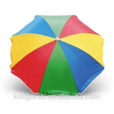 2019 Hot Sale Adjustable Beach Multi coloured Parasol/Garden Beach Patio Holiday Sun Shade/sun garden parasol umbrella