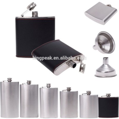 2019 Best Selling 10 oz Stainless Steel Hip flask for Whiskey Liquor Alcohol Cap + Funnel/ Stainless steel hip flask gift set