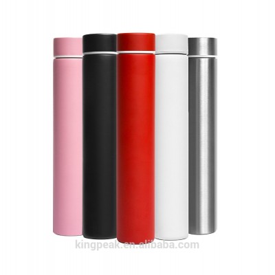 2019 Hot Sale Slim Thin Stainless Steel Vacuum Insulated Thermos Water Bottle/ Leak Proof Travel Thermos Cup Sports Drink Bottle