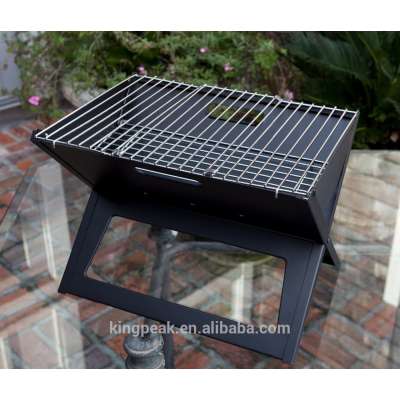 2019 Hot Sale Notebook Charcoal Grill/Portable Lightweight Simple Charcoal Grill /Perfect Foldable BBQ Grill for Outdoor