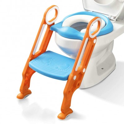 2020 Best Selling Potty Training Toilet Seat with Step Stool Ladder/Baby Toddler Kid Children Toilet Training Seat Chair