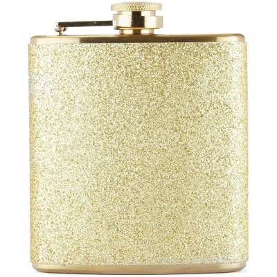 2020 Best Selling 6oz Stainless Steel Glitter Flask/Hip flask Gifts for Women/Hidden Alcohol Barware